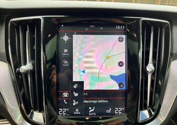 Volvo V60 cena 129000 przebieg: 57000, rok produkcji 2019 z Tuczno małe 781